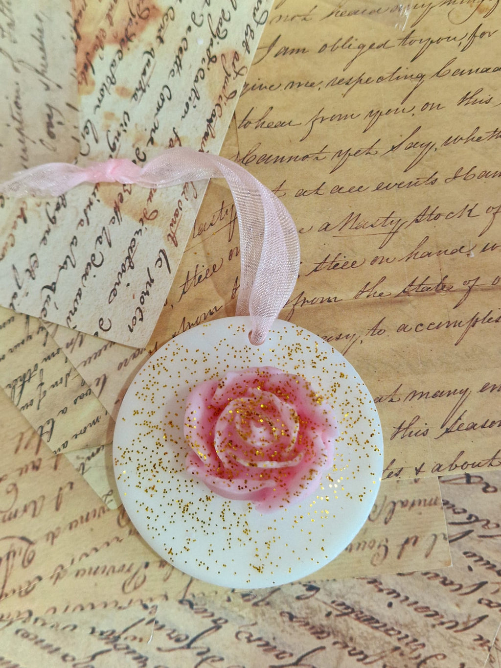 Profuma Cassetti Rosa in Cera Artigianale – Lumos Incantatrix