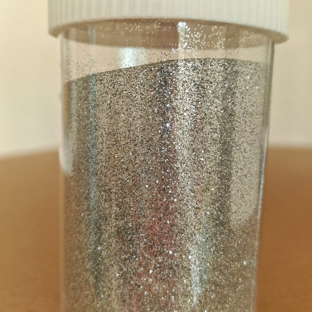 Glitter in polvere per candele - colori vivaci per creazioni artigianali argento