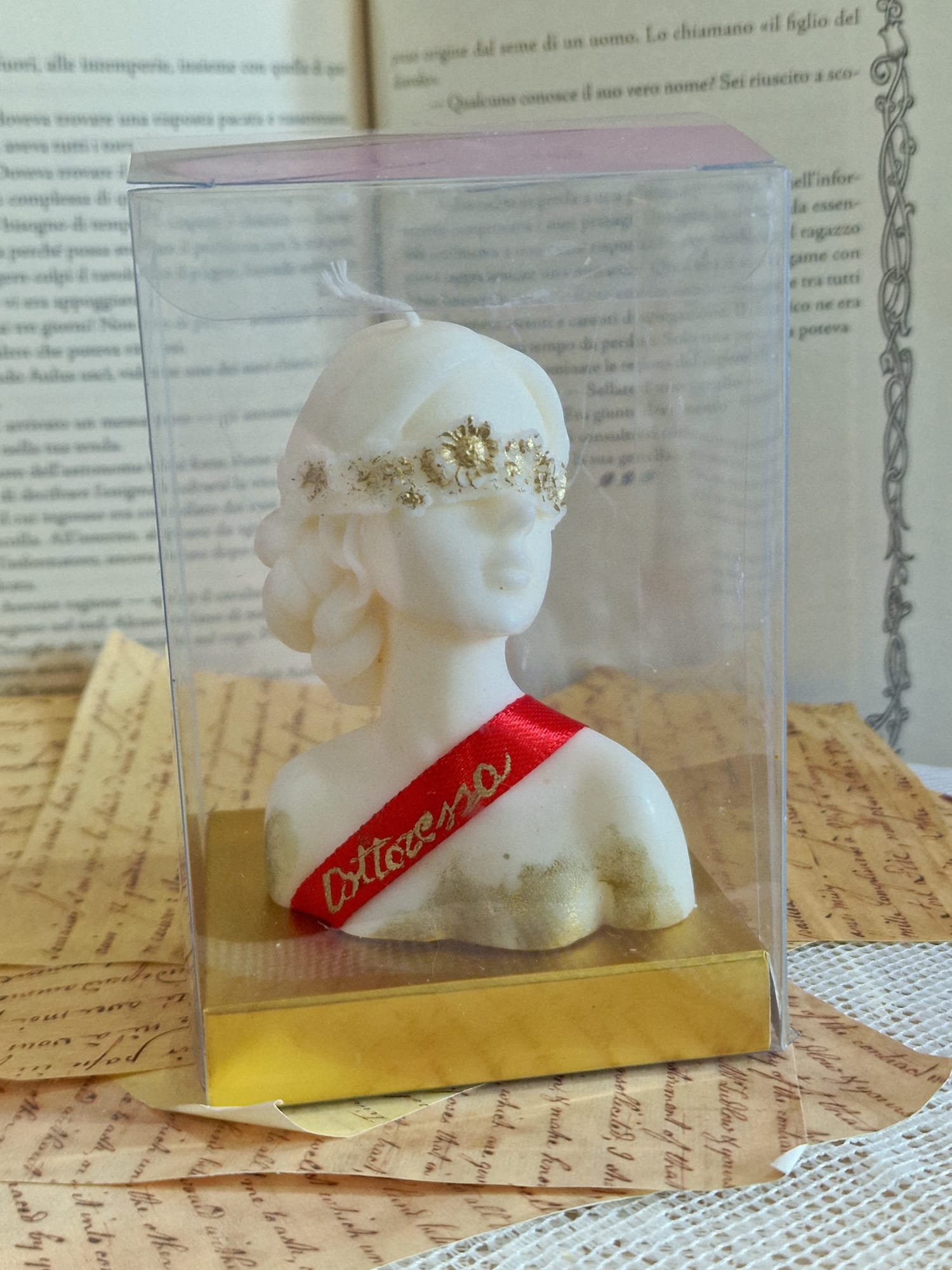 Scatola Trasparente con Alzatina 8x8x12cm - Confezione 6 Pezzi - Oro o Bianco