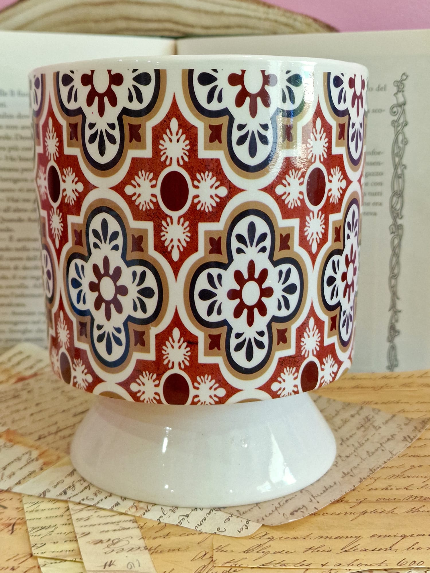 Vaso in Ceramica Liko – Decorazione a Maiolica