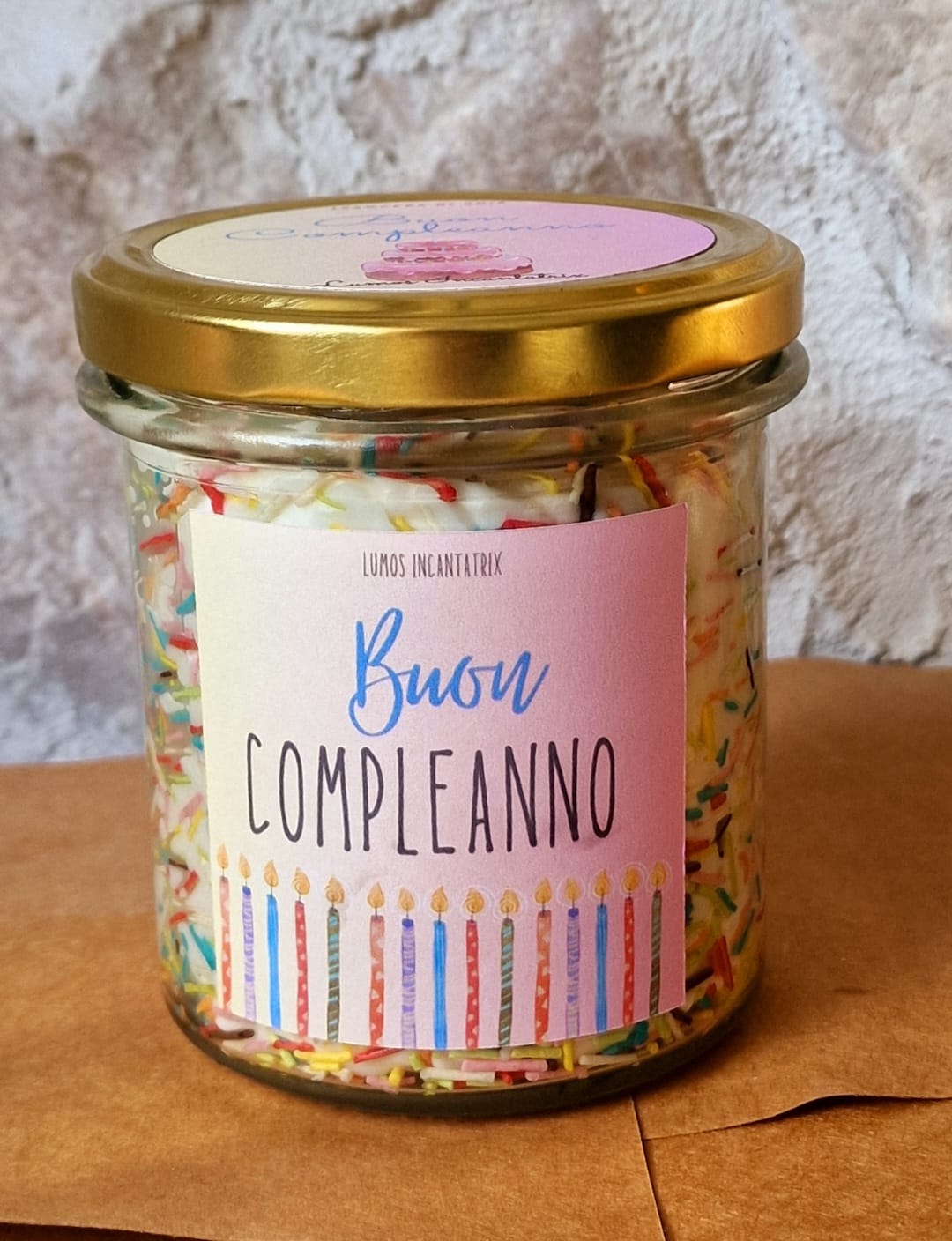 Candela Buon Compleanno – Profumo di Torta
