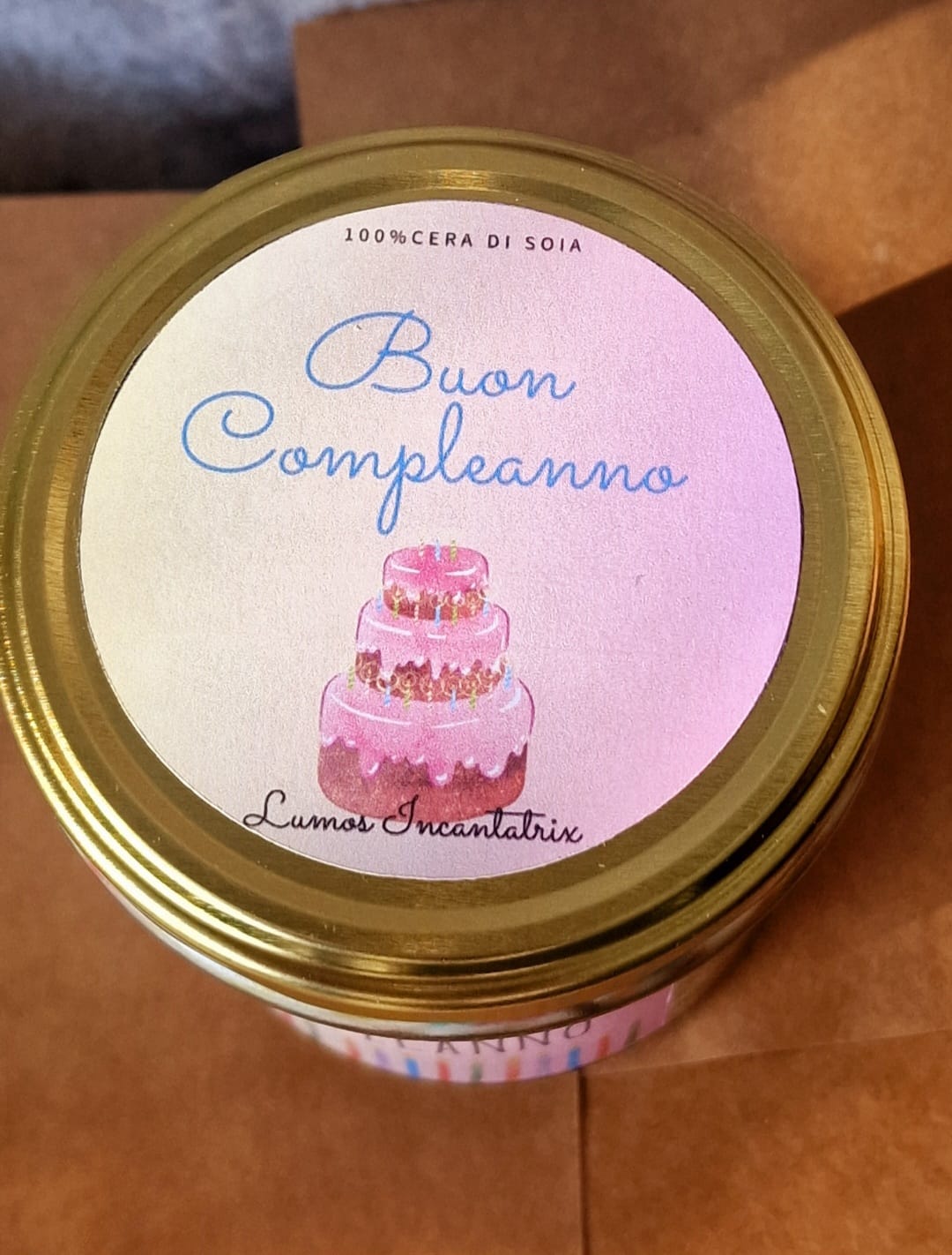 Candela Buon Compleanno – Profumo di Torta