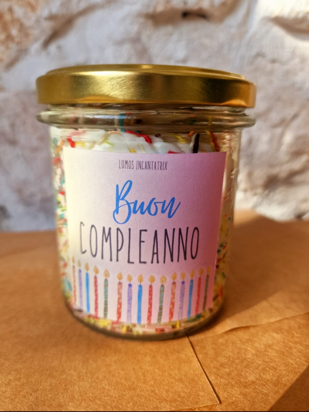 Candela Buon Compleanno – Profumo di Torta